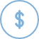 cost saving dollar sign icon