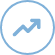 upwards trend icon